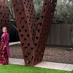 Anthropologie Hutch Nalina Tiered Tulle Floral Print Burgundy Maxi Dress Size 10